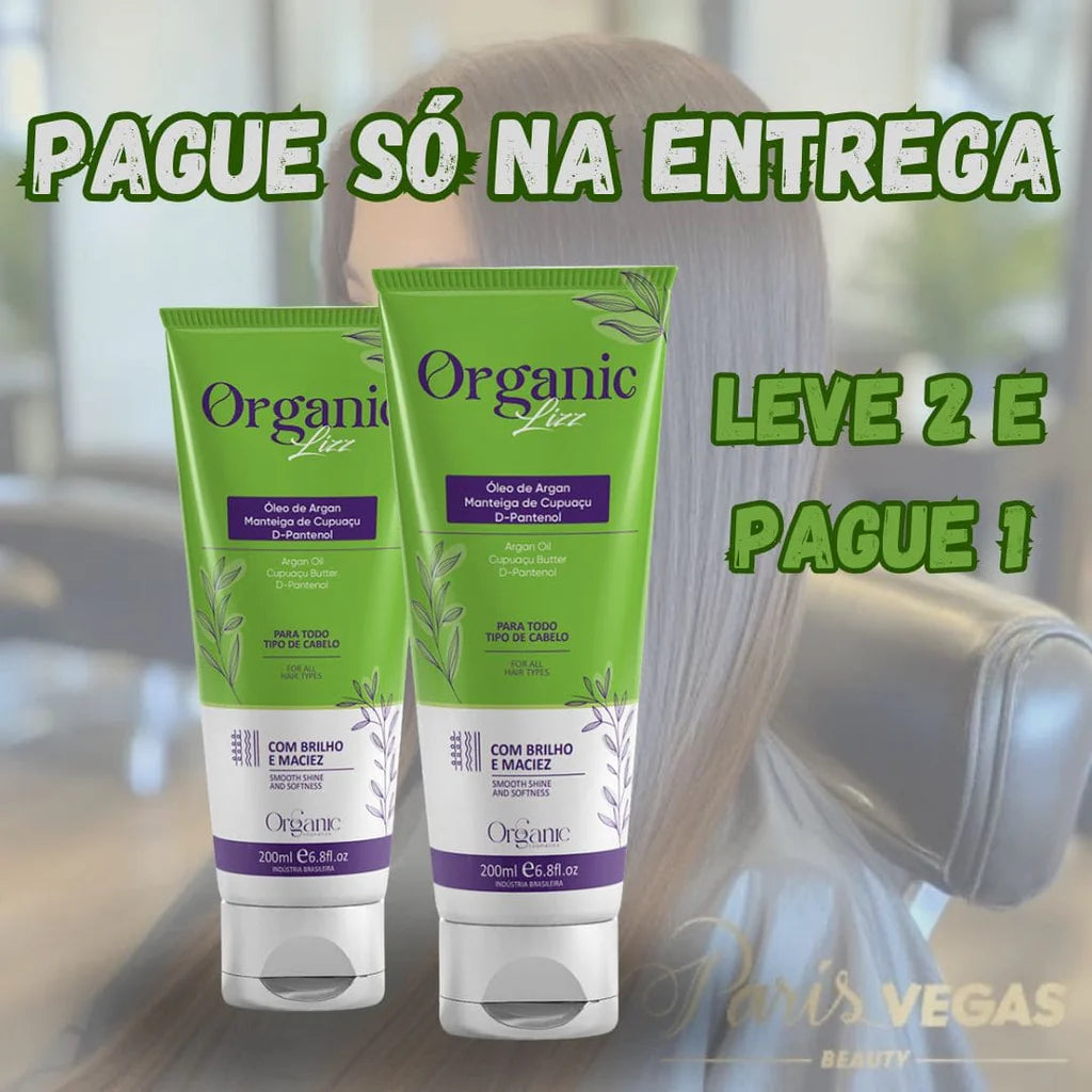 Organic Lizz - Progressiva Vegetal Sem Formol -🔥 VALORES COM TODAS AS PROMOÇÕES ESTÃO NAS IMAGENS ACIMA! 👆🔜