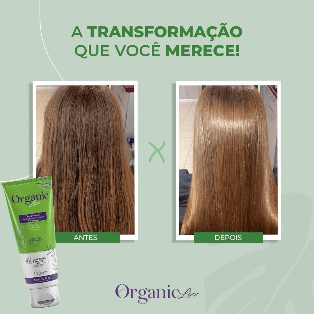 Organic Lizz - Progressiva Vegetal Sem Formol -🔥 VALORES COM TODAS AS PROMOÇÕES ESTÃO NAS IMAGENS ACIMA! 👆🔜